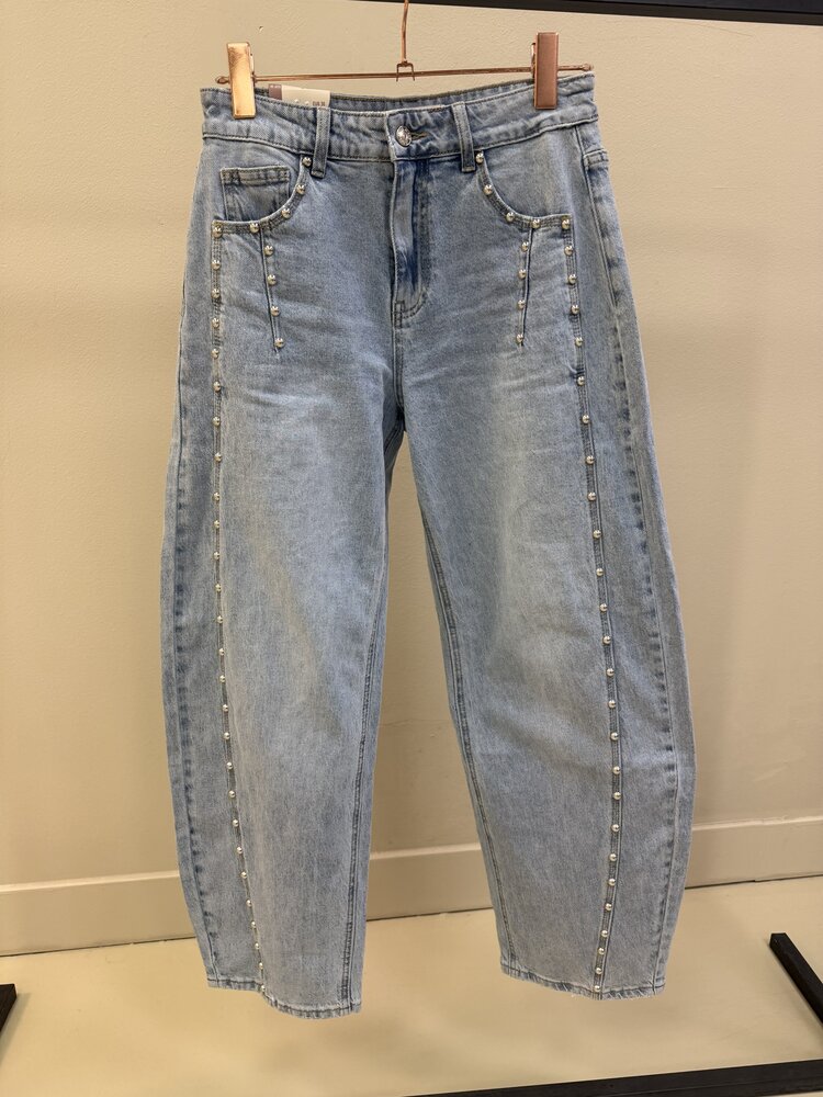 DAMES BALLOON JEANS STUDS