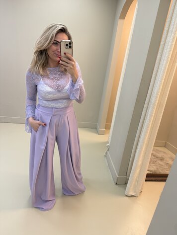 DAMES BALLOON PANTALON LILA