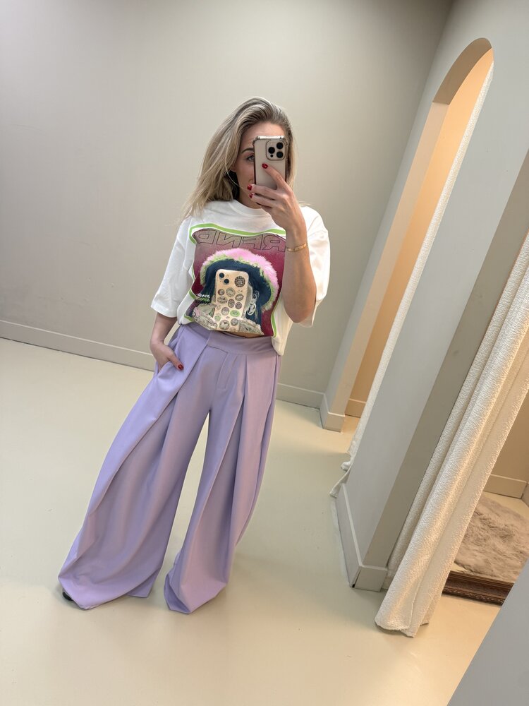 DAMES BALLOON PANTALON LILA