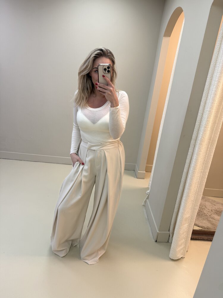 DAMES BALLOON PANTALON OFF WHITE