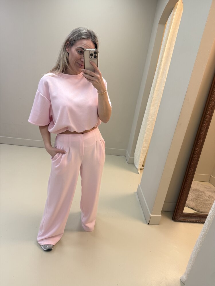 COMFY SET PLOOIBAND ROZE