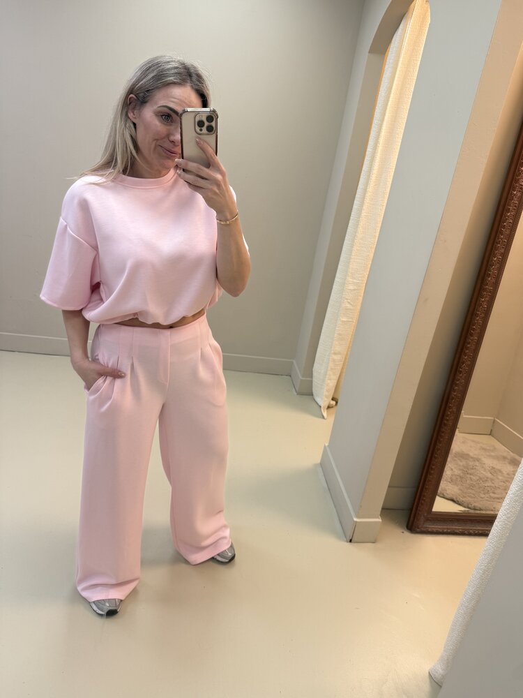 COMFY SET PLOOIBAND ROZE