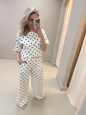 DAMES POLKADOT COMFY SET