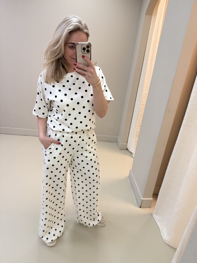 DAMES POLKADOT COMFY SET