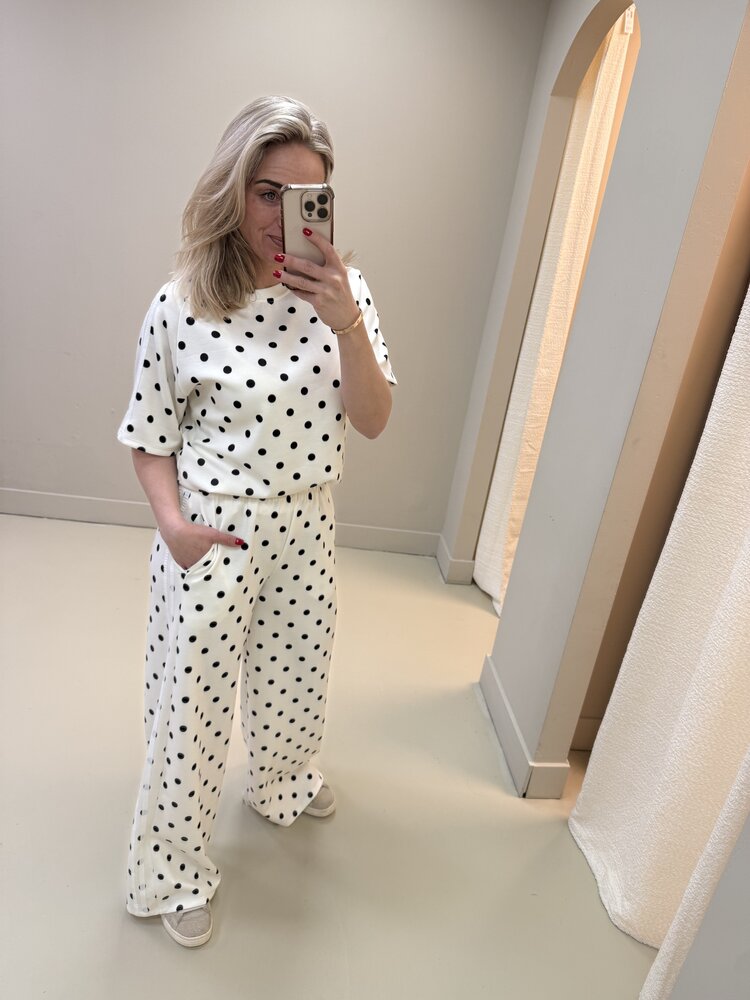 DAMES POLKADOT COMFY SET