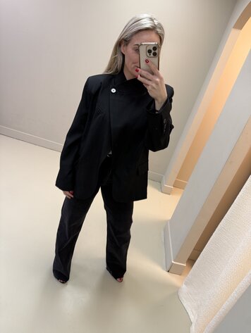 DAMES BLAZER WENDY ZWART