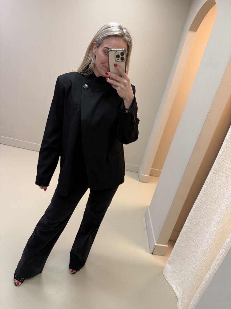 DAMES BLAZER WENDY ZWART