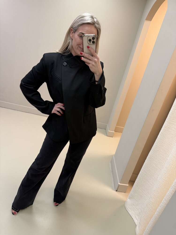 DAMES BLAZER WENDY ZWART