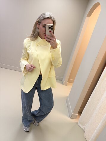 DAMES BLAZER WENDY BUTTER YELLOW