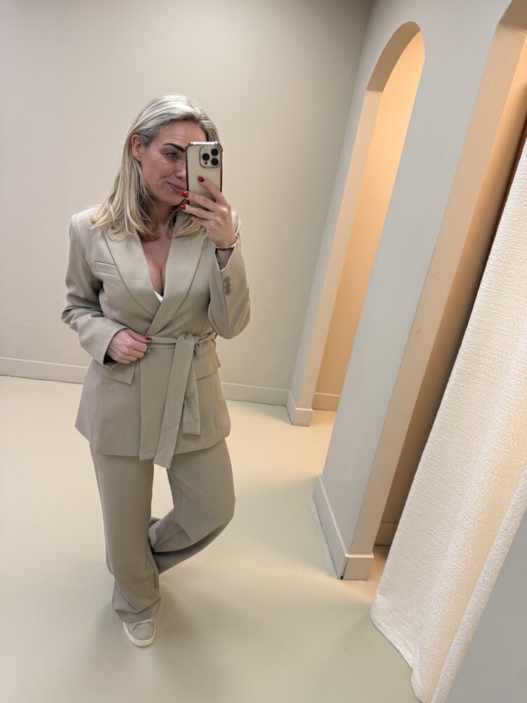 DAMES BLAZER DEMI SAND