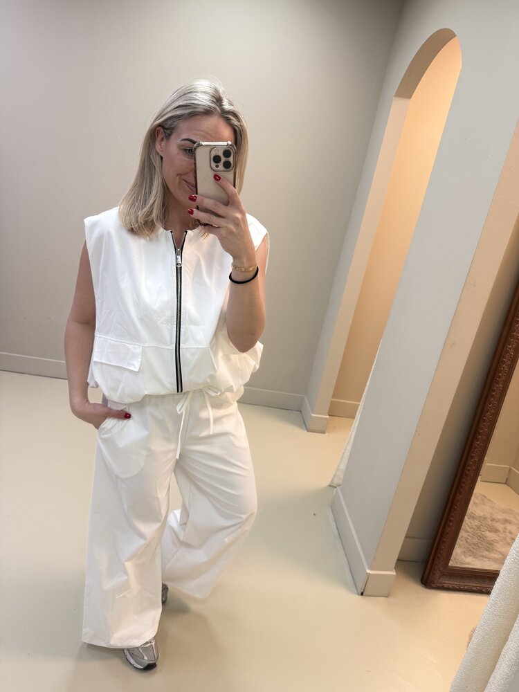 DAMES SET GILET DIV KLEUREN