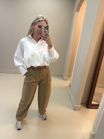 BALLOON CARGO JEANS CAMEL