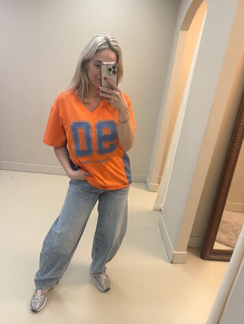 BASEBALL T-SHIRT 90 ORANJE