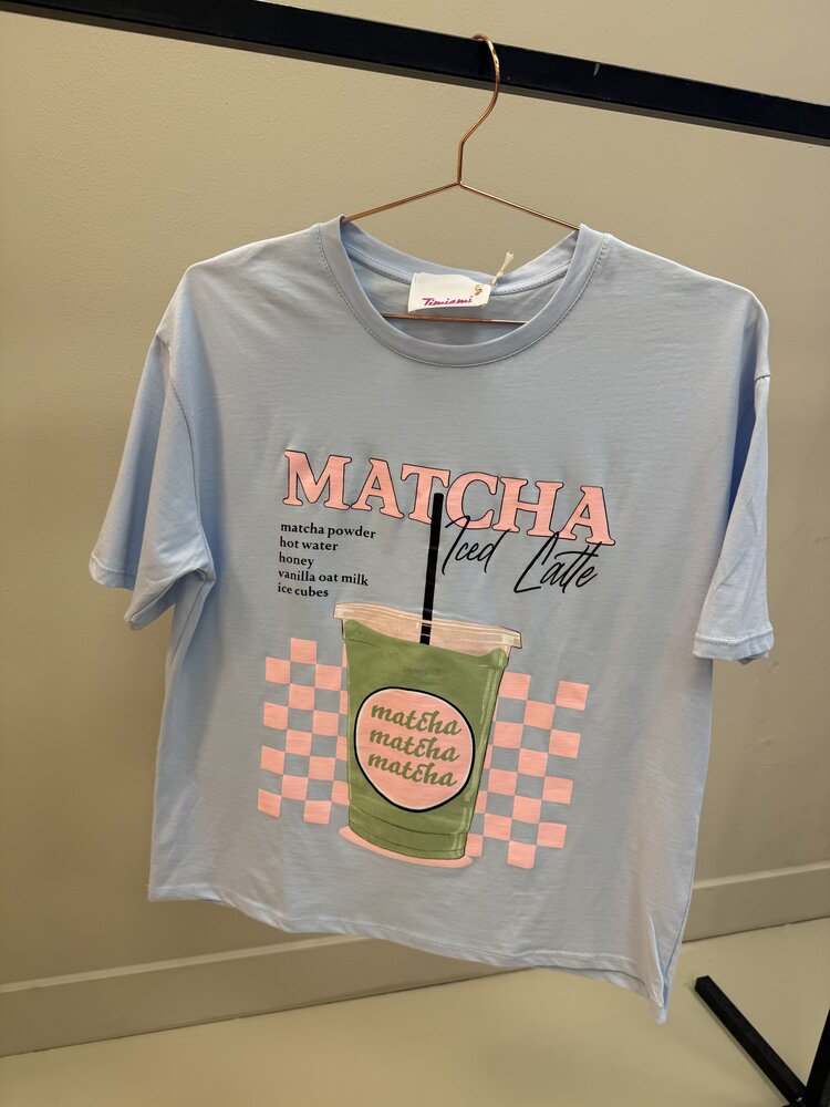 T-SHIRT MATCHA BLUE