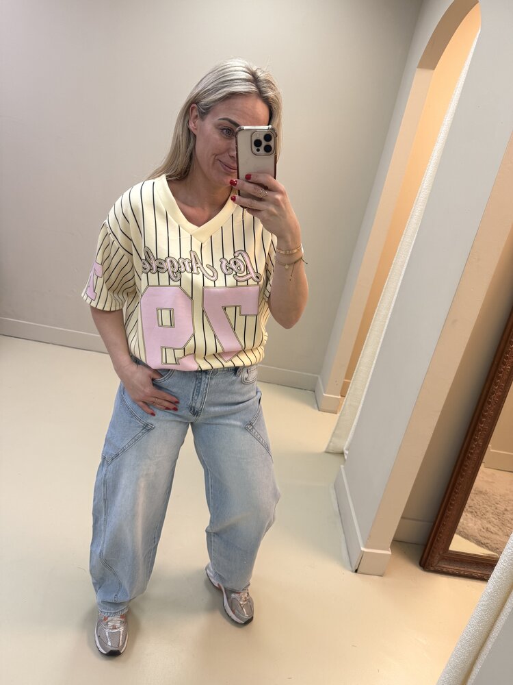 BASEBALL T-SHIRT 79 BUTTER YELLOW