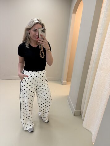 PANTS POLKADOT WIT