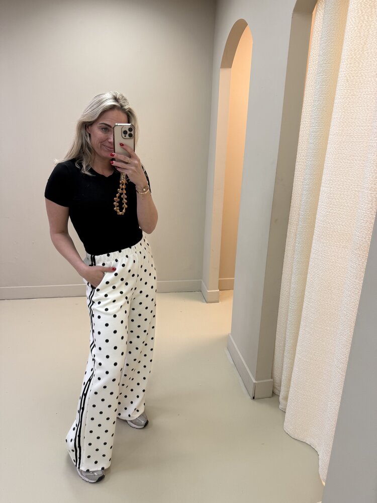 PANTS POLKADOT WIT