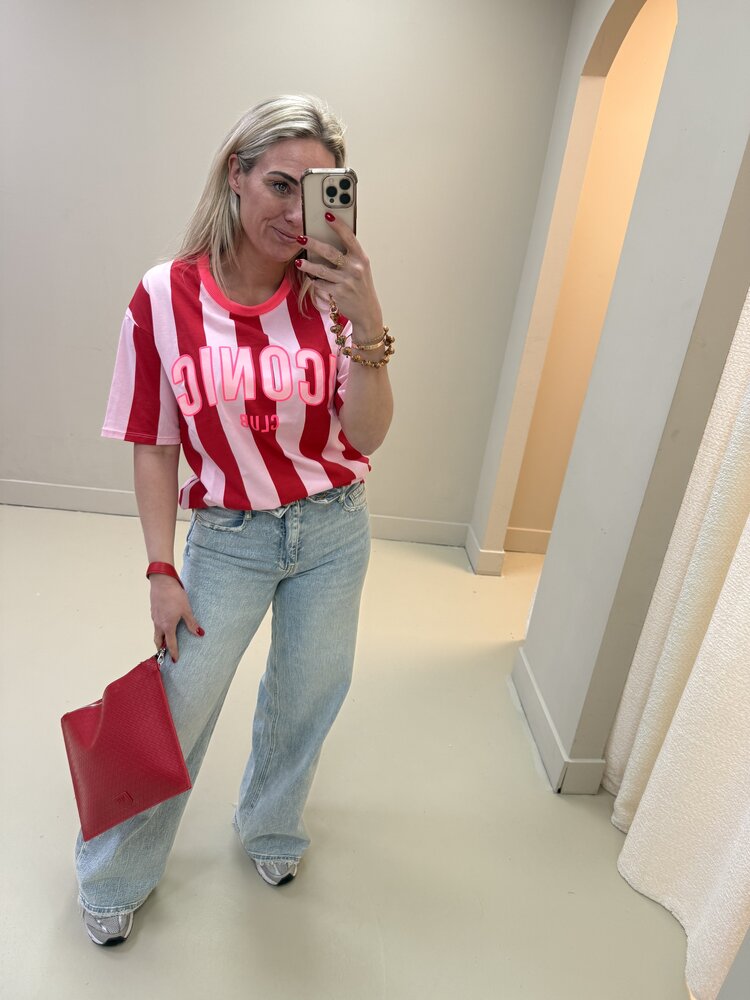 T-SHIRT ICONIC RED/PINK