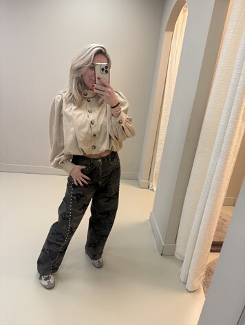 BALLOON BLOUSE BEIGE