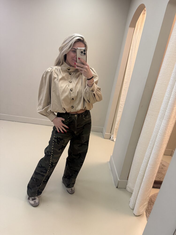 BALLOON BLOUSE BEIGE