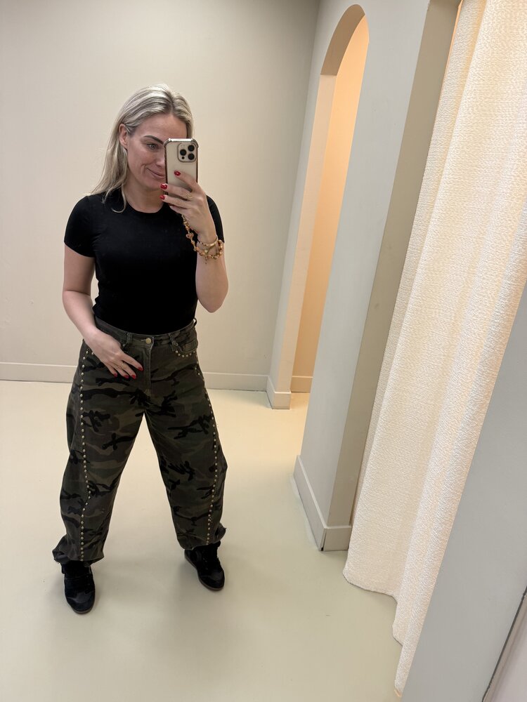 DAMES BASIC T-SHIRT ZWART