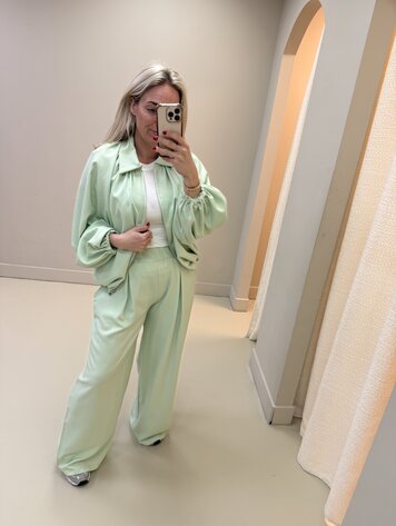 BALLOON JACKET SET MINT