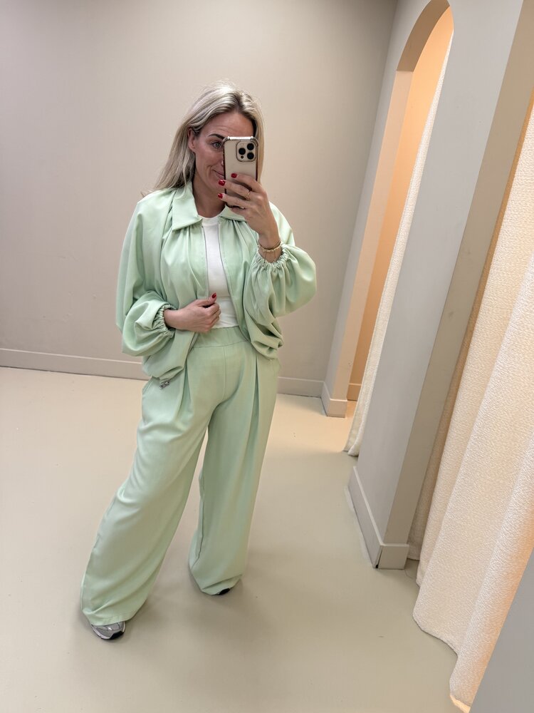 BALLOON JACKET SET MINT