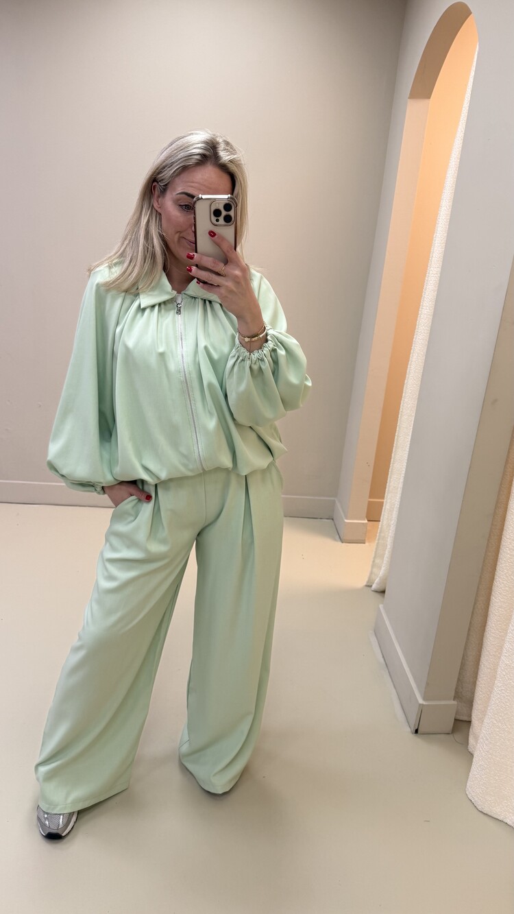 BALLOON JACKET SET MINT