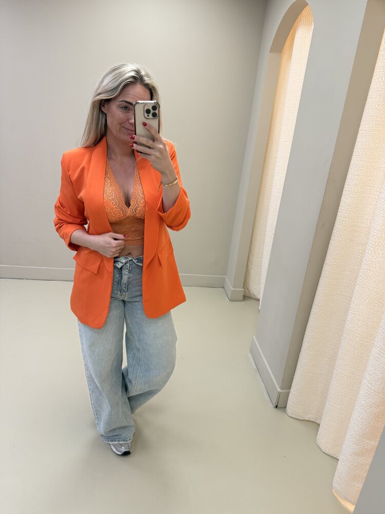 DAMES BLAZER ORANJE