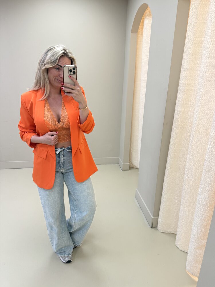 DAMES BLAZER ORANJE
