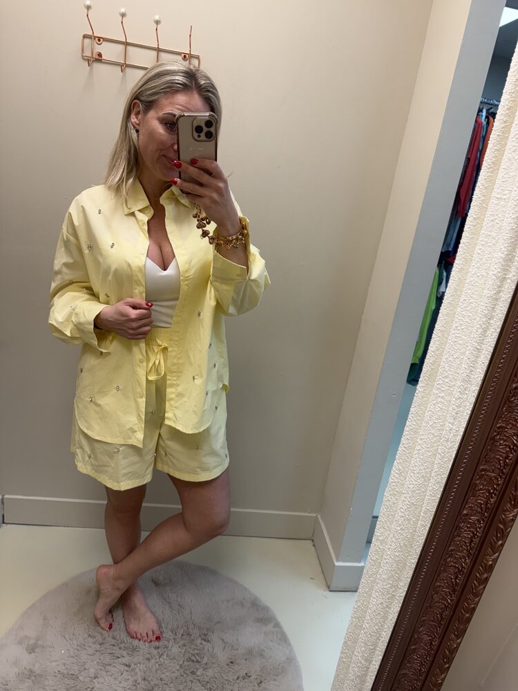 CO-ORD SET PARIS BUTTER YELLOW