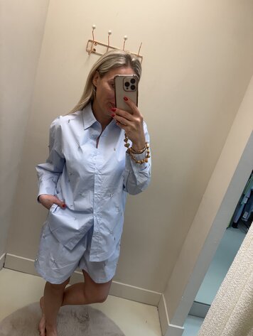 CO-ORD SET PARIS BLUE