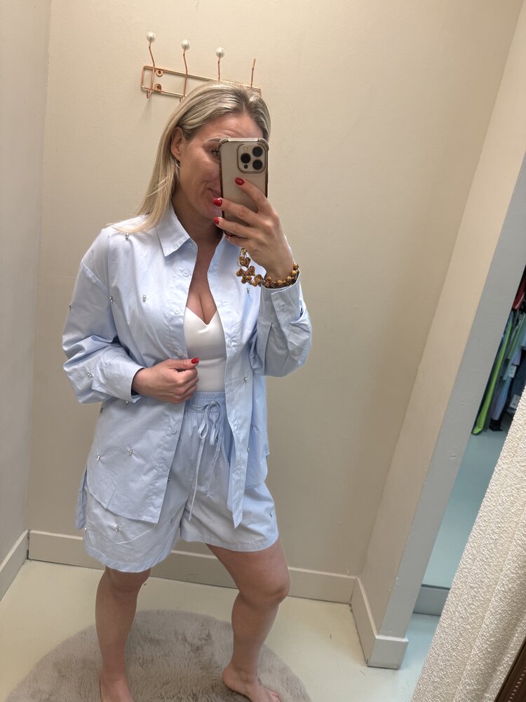 CO-ORD SET PARIS BLUE