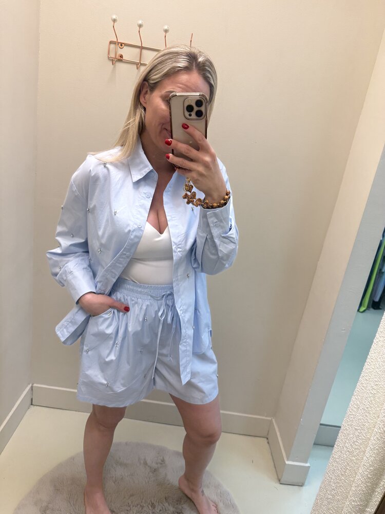 CO-ORD SET PARIS BLUE