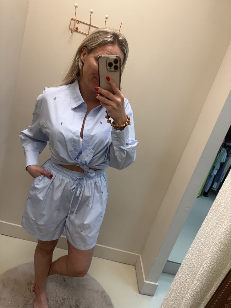 CO-ORD SET PARIS BLUE