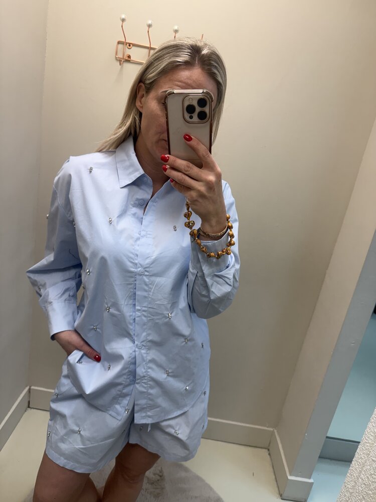 CO-ORD SET PARIS BLUE