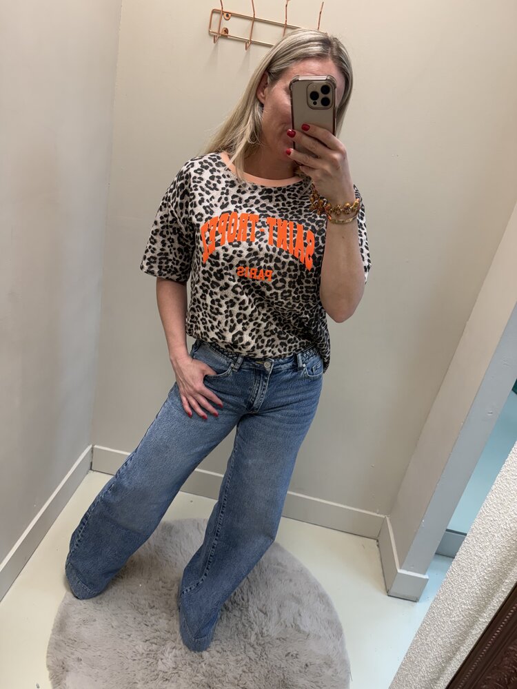 T-SHIRT PANTER SAINT TROPEZ ORANJE