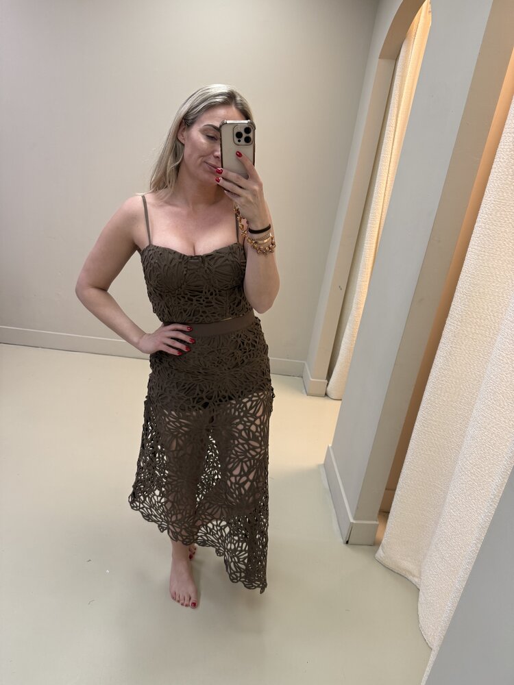 CO-ORD SET BROWN KANT