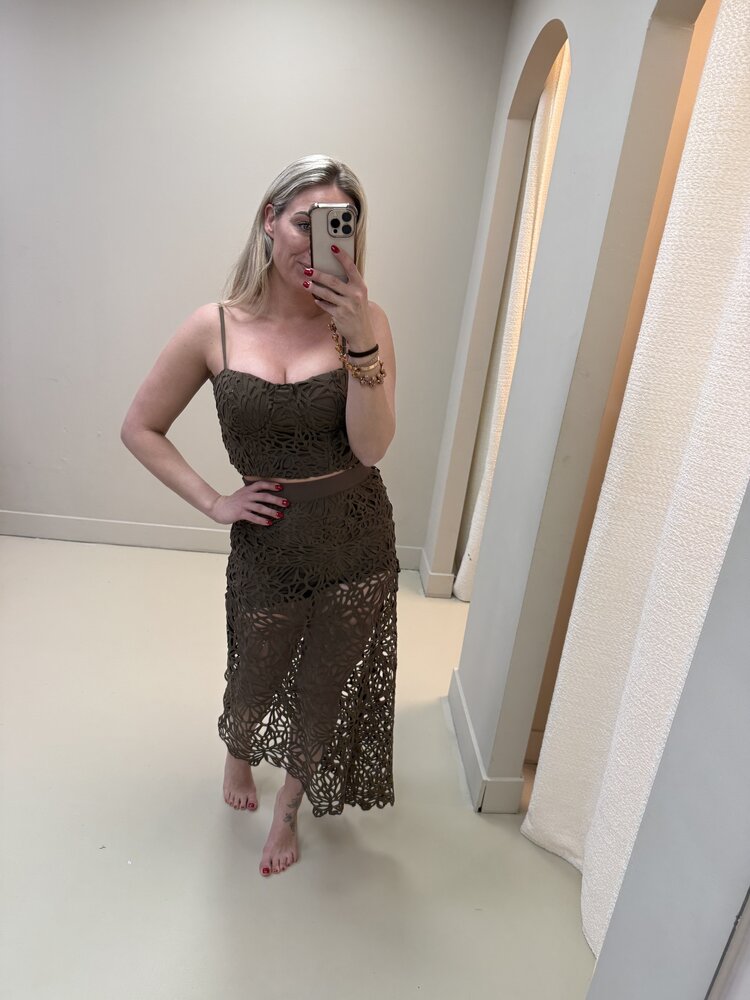 CO-ORD SET BROWN KANT