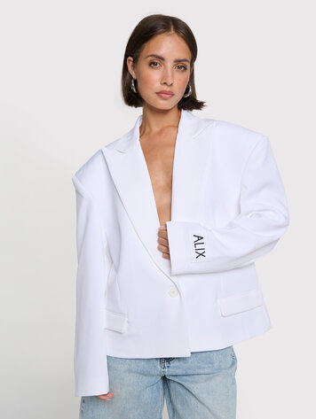 ALIX THE LABEL ALIX THE LABEL OVERSIZED TWILL BLAZER