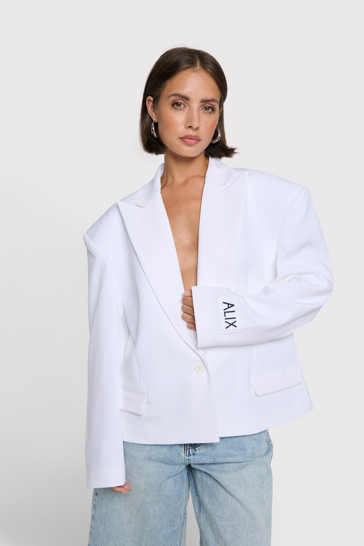 ALIX THE LABEL ALIX THE LABEL OVERSIZED TWILL BLAZER
