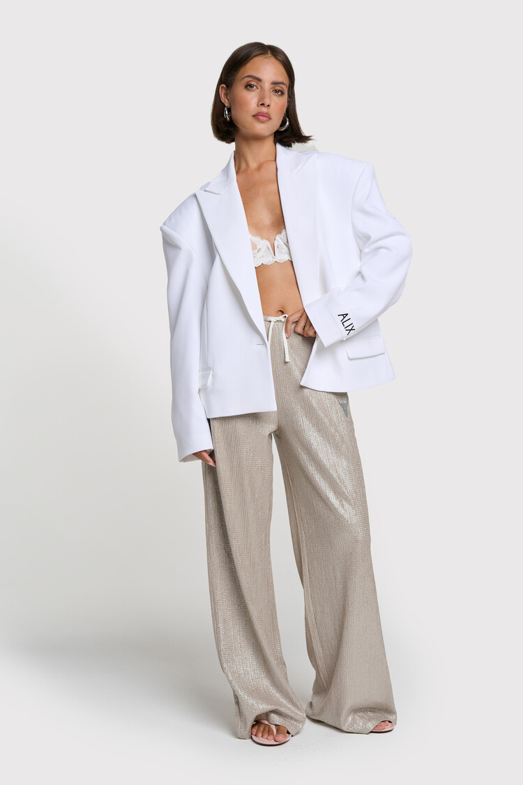 ALIX THE LABEL ALIX THE LABEL OVERSIZED TWILL BLAZER