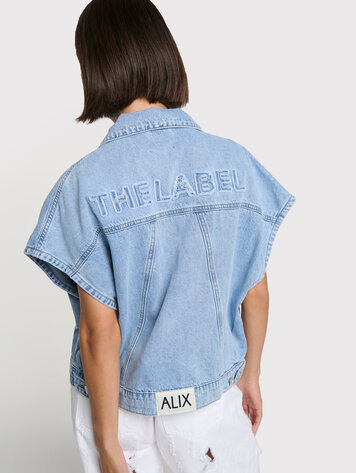 ALIX THE LABEL SOFT DENIM WAISCOAT