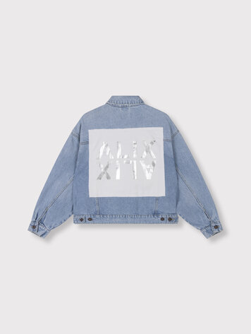 ALIX THE LABEL ALIX THE LABEL PATCH DENIM JACKET
