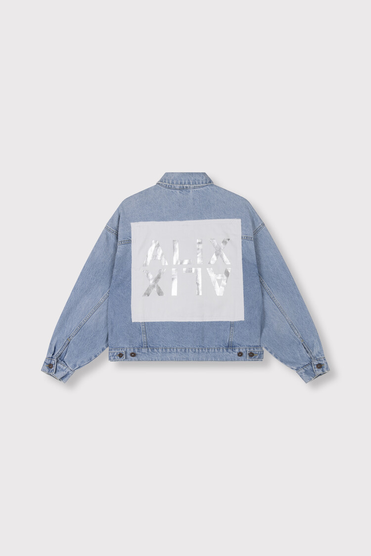 ALIX THE LABEL ALIX THE LABEL PATCH DENIM JACKET
