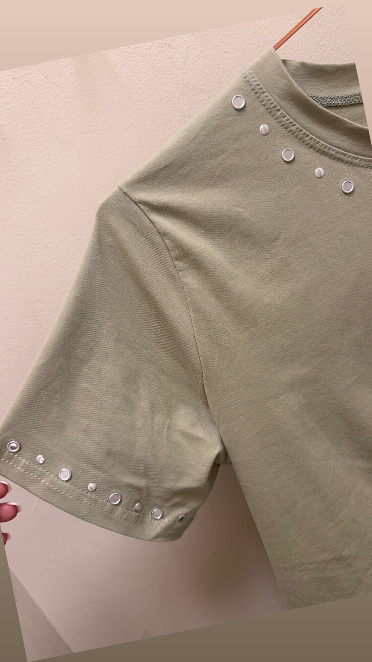 T-SHIRT SPIEGEL KAKI