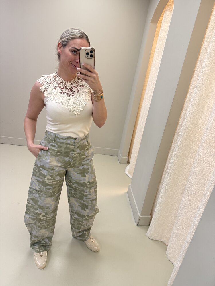 CARGO CAMOUFLAGE KAKI