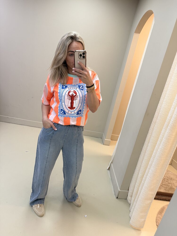 T-SHIRT KREEFT ORANGE