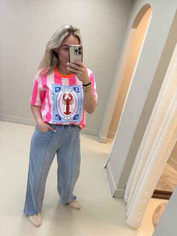 T-SHIRT KREEFT PINK