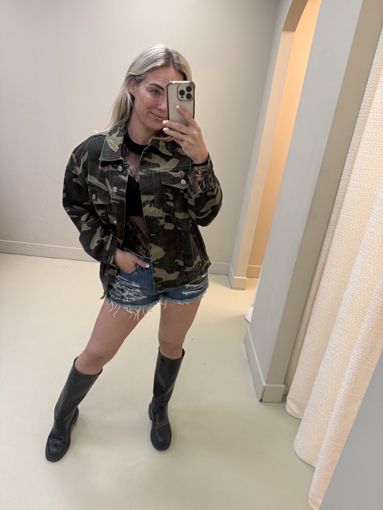 JEANS SHORT ARMY